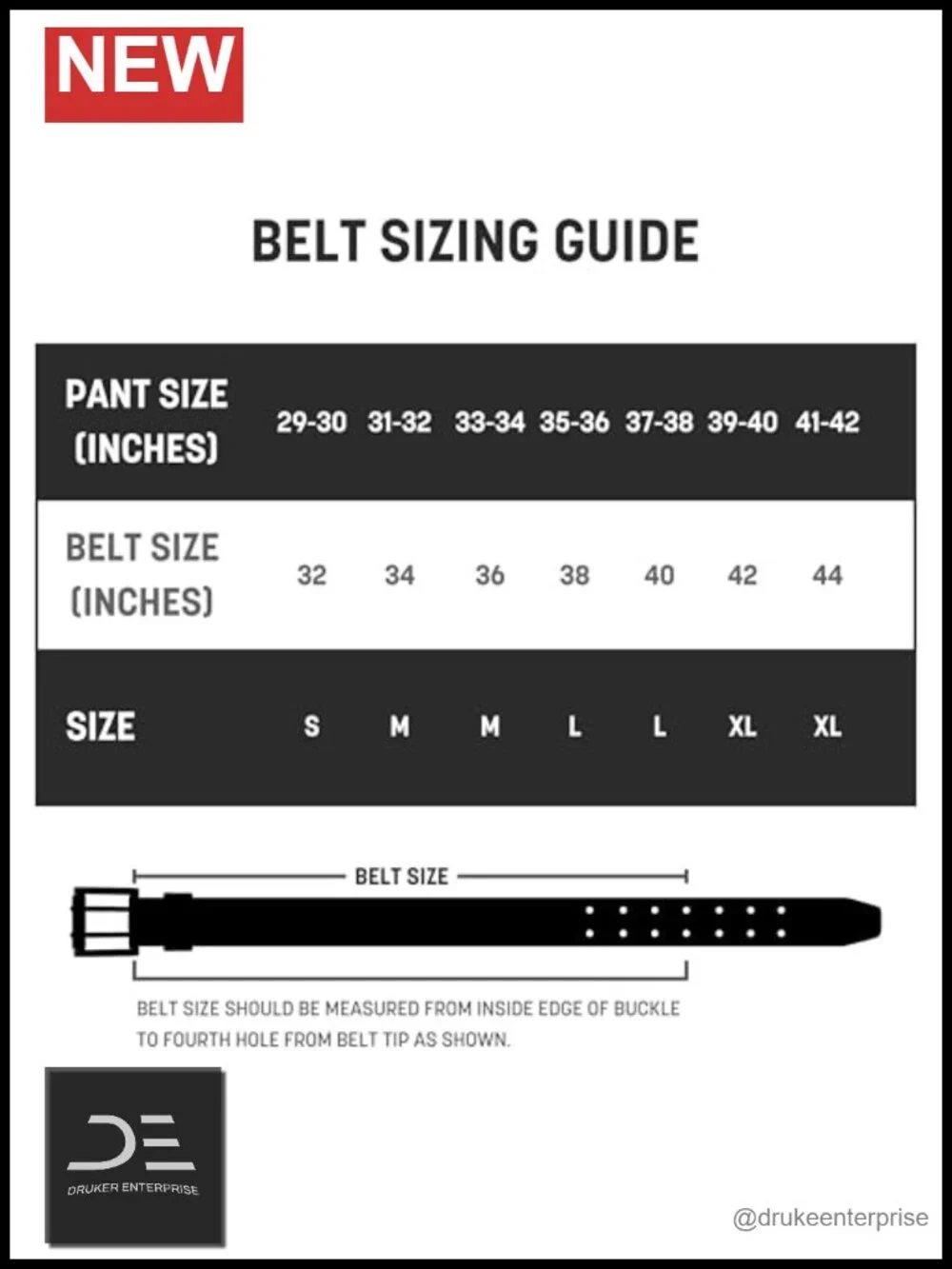 Genuine Leather Men's Belt with Removable Double-Prong Roller Buckle, 38mm